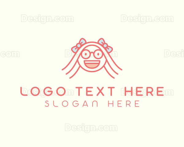 Smart Happy Girl Logo