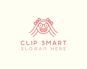 Smart Happy Girl logo design