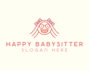 Smart Happy Girl logo design