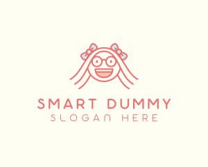 Smart Happy Girl logo design