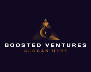 Triangle Professional Pyramid logo design