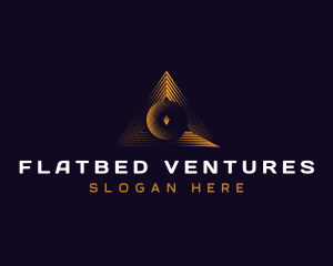 Triangle Professional Pyramid logo design