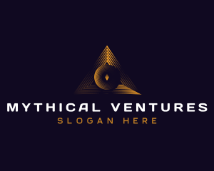 Triangle Professional Pyramid logo design