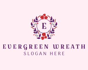 Flower Wreath Beauty logo design