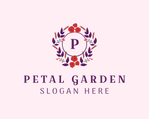 Flower Wreath Beauty logo design