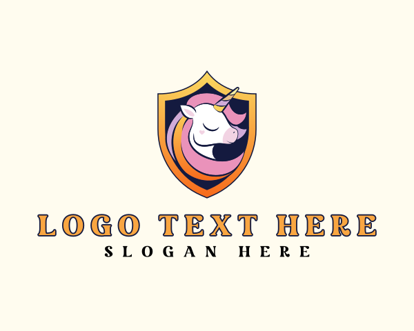 Unicorn logo example 1