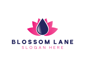 Water Lotus Spa logo design