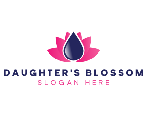 Water Lotus Spa logo design