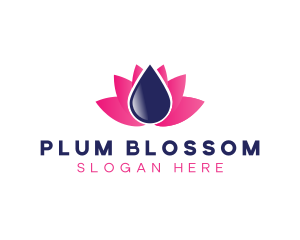 Water Lotus Spa logo design