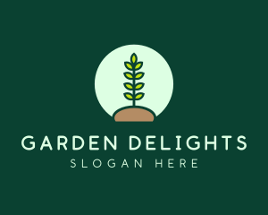 Nature Conservation Planting logo design