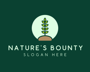 Nature Conservation Planting logo design