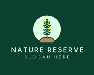 Nature Conservation Planting logo design