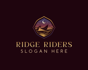 Moon Desert Adventure logo design