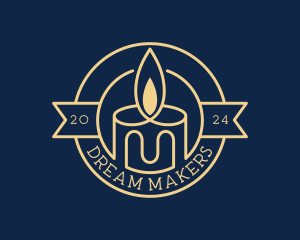 Candle Maker Candlelight logo design