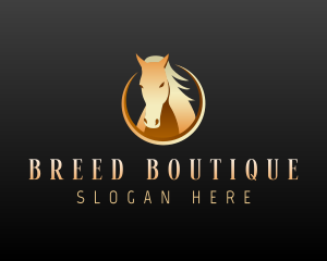 Premium Stallion Horse logo design