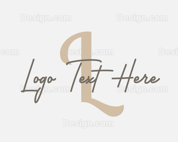 Feminine Letter Business Logo