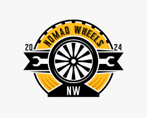 Automotive Wheel Maintenance logo design