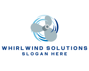 Industrial Fan Ventilation logo design