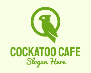 Green Cockatoo Bird  logo