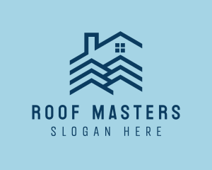 House Roofing Realty logo design