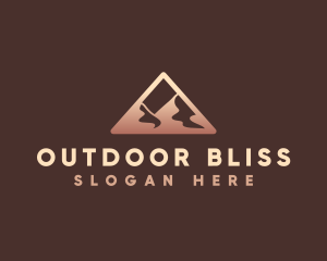 Mountain Desert Triangle logo design