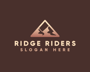 Mountain Desert Triangle logo design