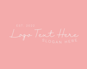 Feminine Script Business Logo