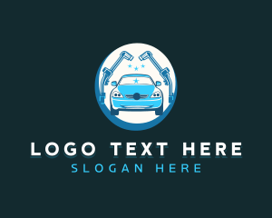 Sparkling Sedan Vehicle logo