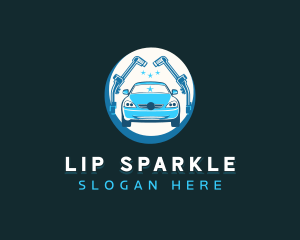 Sparkling Sedan Vehicle logo design