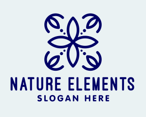 Nature Flower Cosmetics  logo design