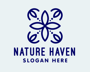 Nature Flower Cosmetics  logo design