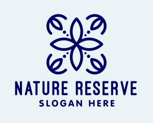 Nature Flower Cosmetics  logo design