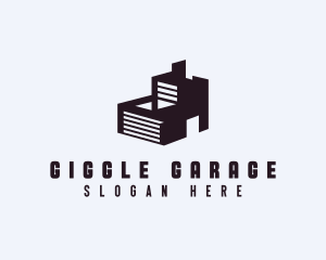 Warehouse Building Garage logo design