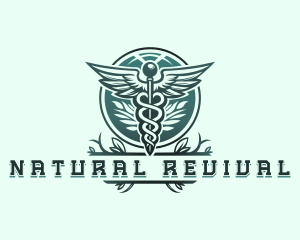 Caduceus Herbal Medicine logo design