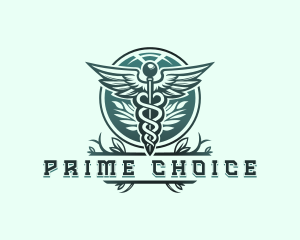 Caduceus Herbal Medicine logo design