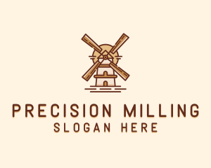 Windmill Flour Mill logo design