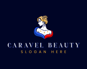 Traditional Filipina Beauty logo design