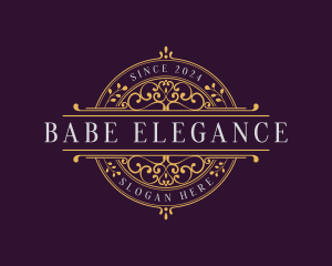 Elegant Luxury Decorative Ornament logo design