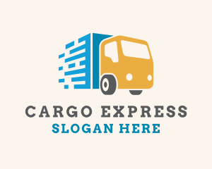 Fast Cargo Delivery  logo design