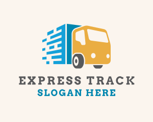 Fast Cargo Delivery  logo design