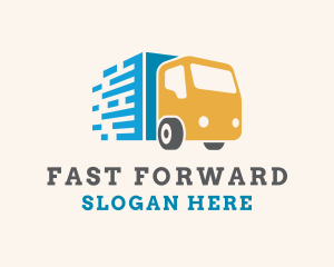 Fast Cargo Delivery  logo design