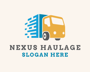 Fast Cargo Delivery  logo design