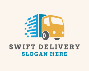 Fast Cargo Delivery  logo design