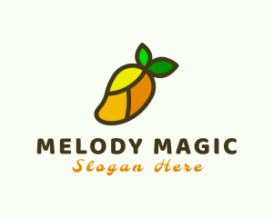 Mango Fruit Mosaic Logo