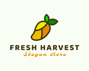 Mango Fruit Mosaic logo design