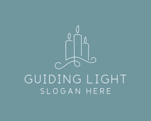 Handmade Candle Lighting logo design