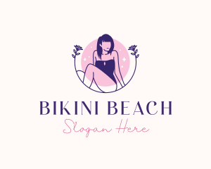 Woman Bikini Beauty logo design