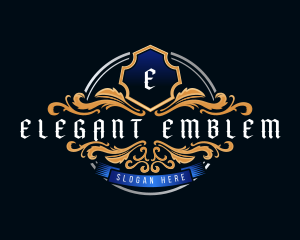 Royal Elegant Crest logo design