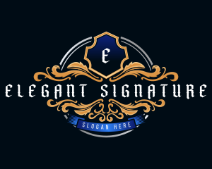 Royal Elegant Crest logo design