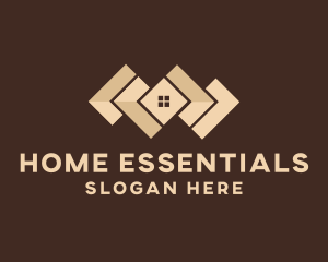 Wood Home Flooring logo design